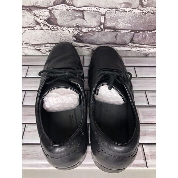 Rockport Adiprene Black Leather Oxfords Lace Up Casual Shoes Men’s Sz 11 US/45EU - Picture 4 of 16